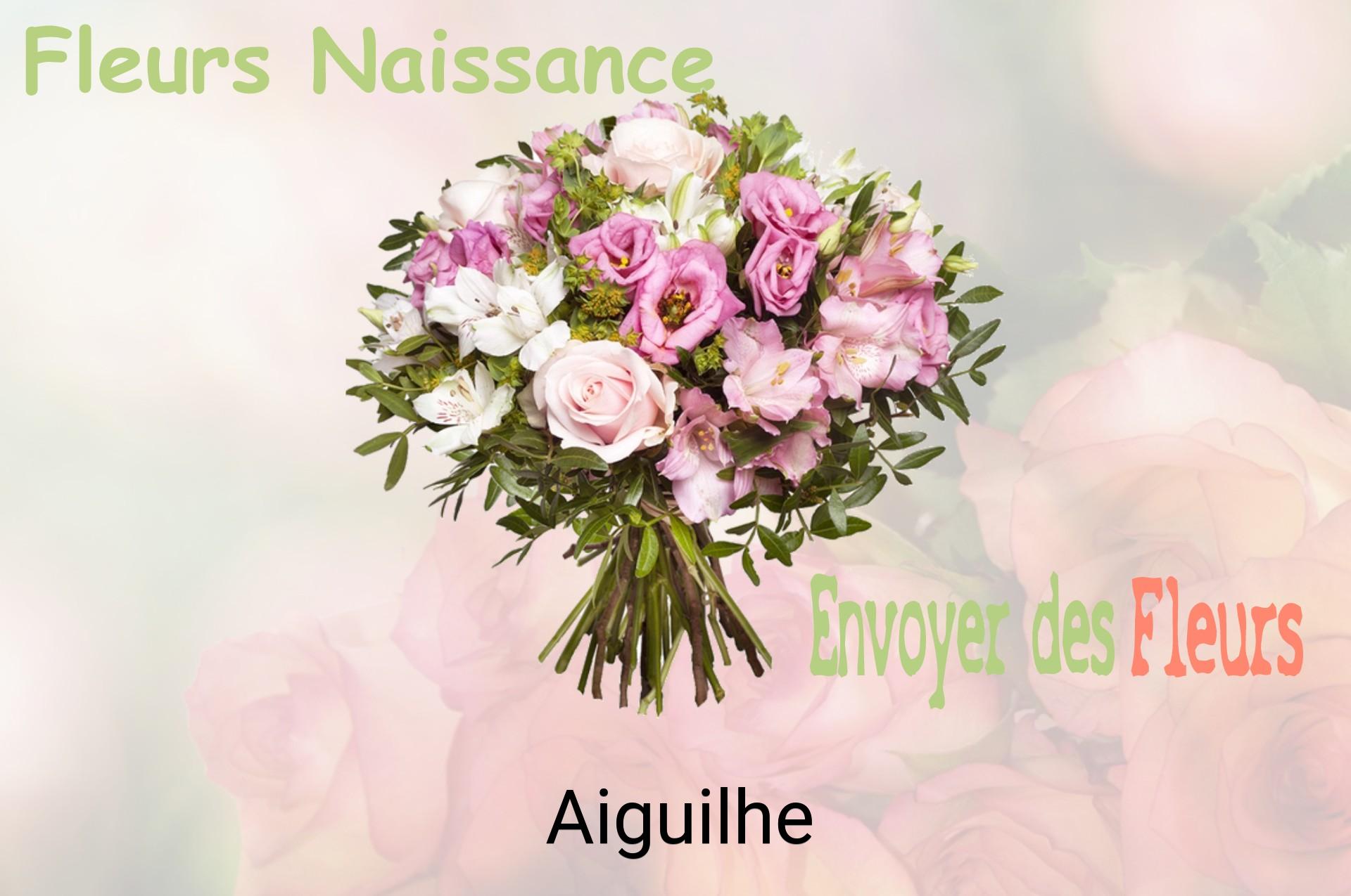 Bouquet de fleurs de naissance livré à Aiguilhe
